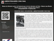 Tablet Screenshot of exposition-libe-nord.org